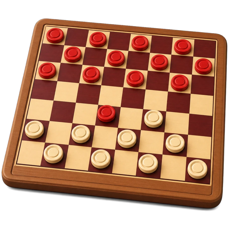 Checkers game artwork